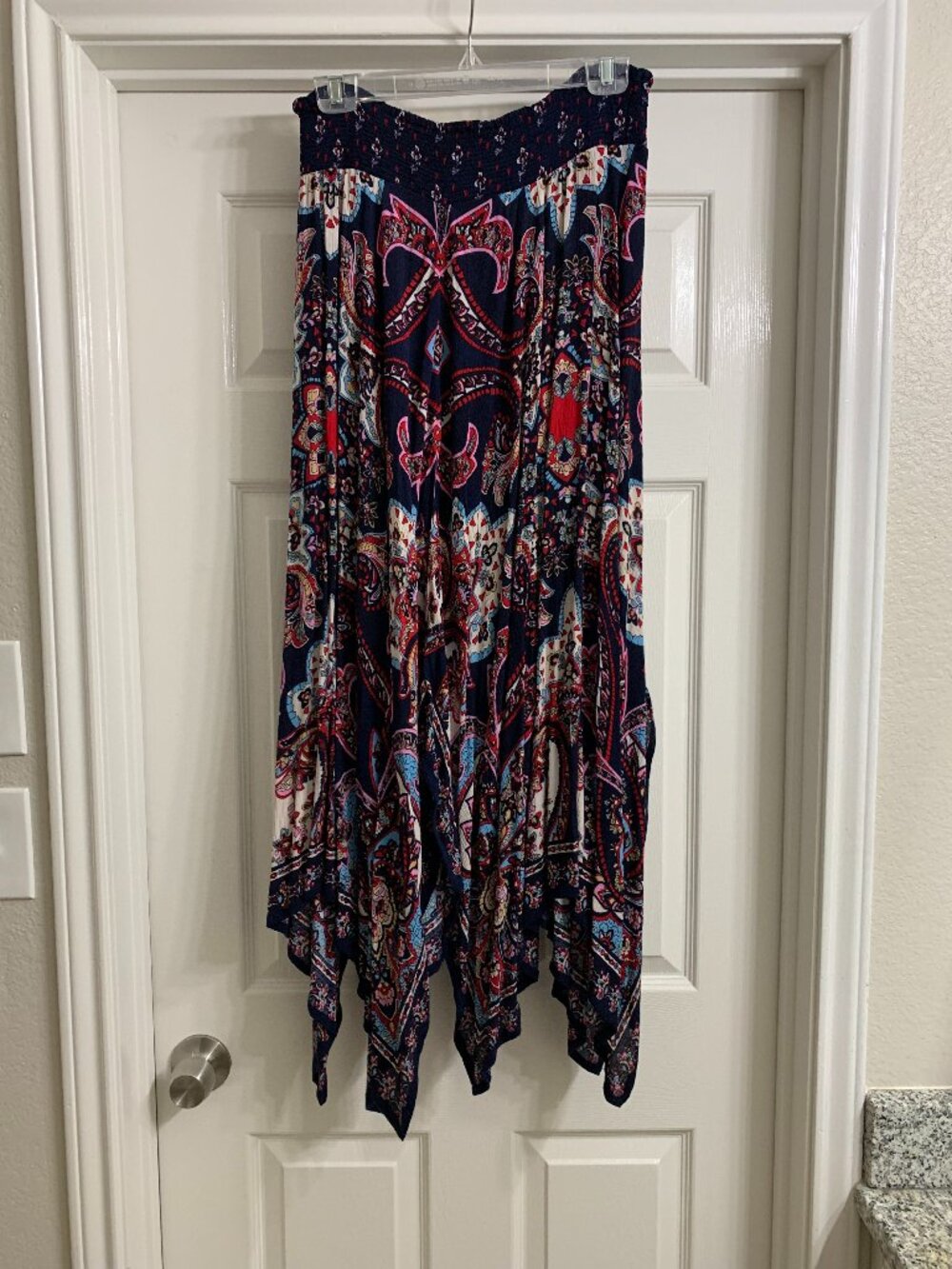 Bila Brand Women's Multi-Color Handkerchief Skirt, Size Large - Picture 1 of 4